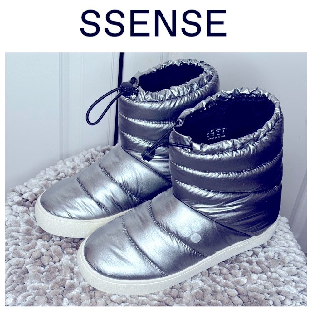 Après Research SSENSE Silver Boots